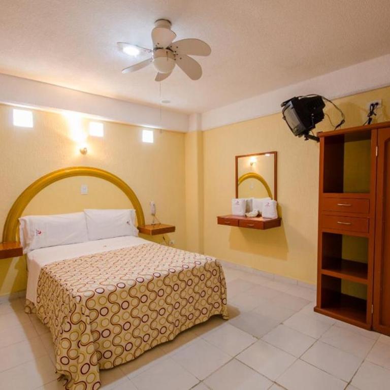 Hotel Central Puebla - Habitación Estándar - 1 cama grande - 1