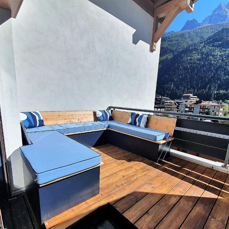 Duplex avec sauna et vue Mont Blanc au centre de Chamonix - Apartamento de 2 dormitorios con vistas a la montaña - 6