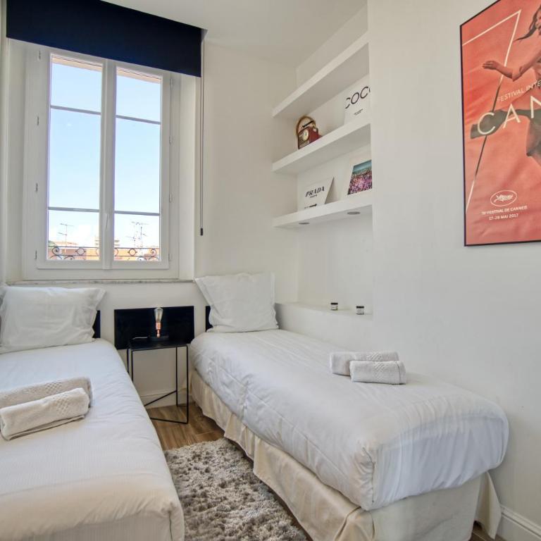 Superbe 3 pièces refait à neuf classé 4 étoiles avec ascenseur et balcon à pied de la plage et du palais des festivals - Apartamento de 2 dormitorios - 9