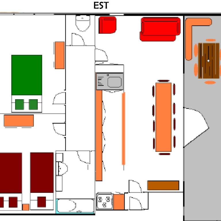 Chalet Mon Idole Spa - Appartement 2 Chambres - 22