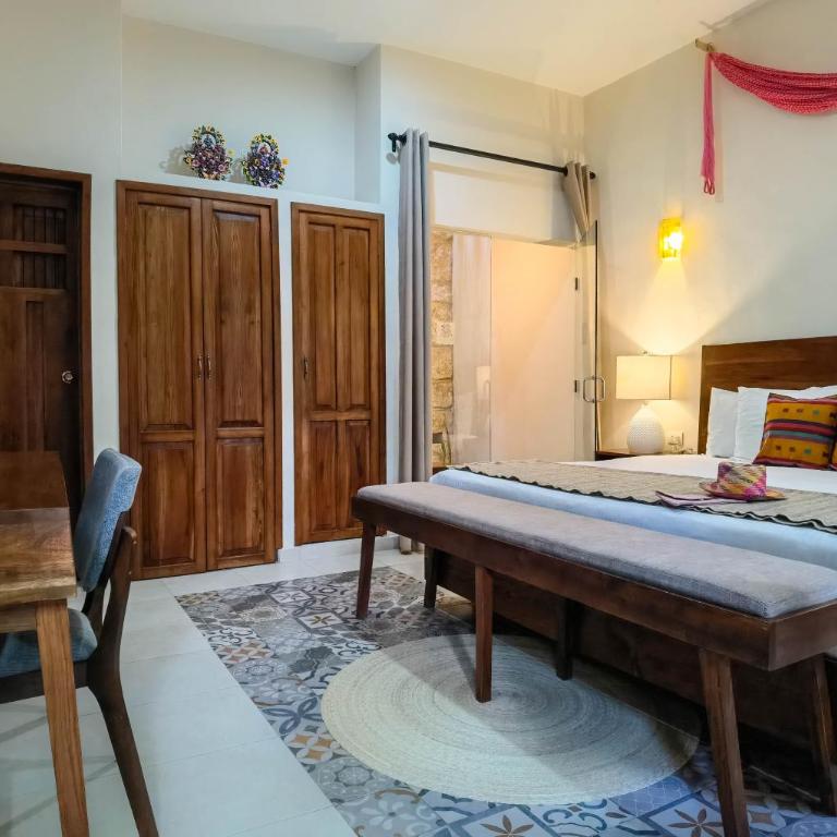 Le Muuch Hotel Boutique - Habitación Estándar - cama extragrande - 2