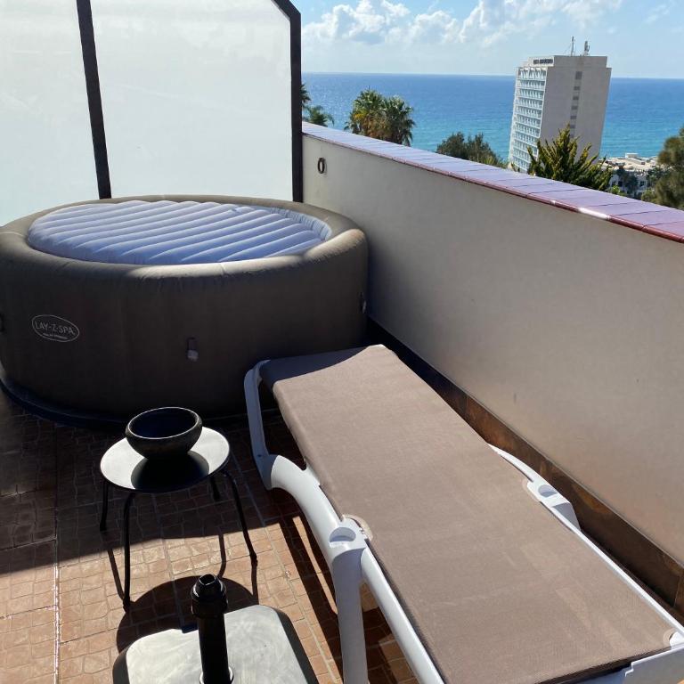 Duplex de lujo en la playa , jacuzzy, piscina, chimenea y padel - Duplex Apartment - 59