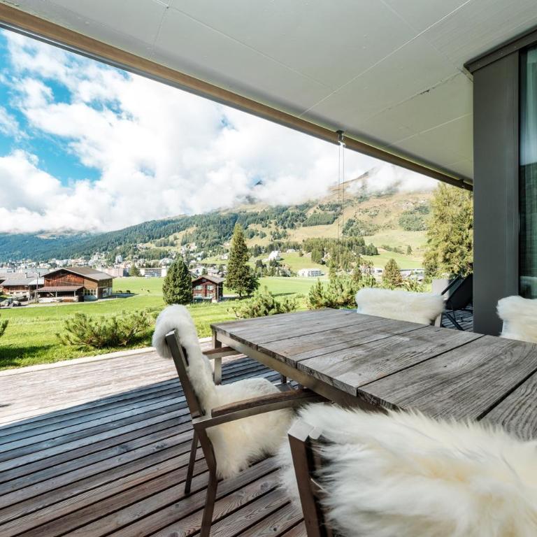 Luxury Davos Apartment for 4 - Panorama Terrace & 5 Star Hotel Spa - Apartment mit Blick auf die Berge - 20
