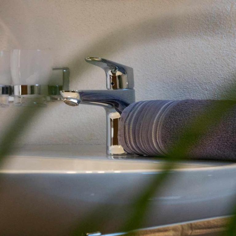 Pension Riese - Apartment mit 1 Schlafzimmer, Balkon und Bergblick - 13