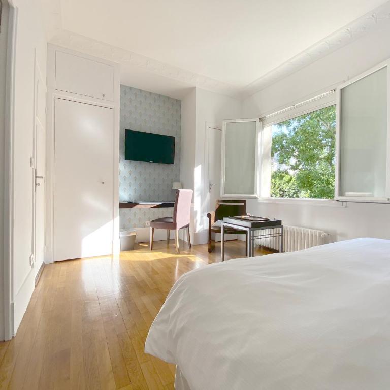 La Villa Paris - B&B - Chambre Lit King-Size avec Baignoire Spa - 9