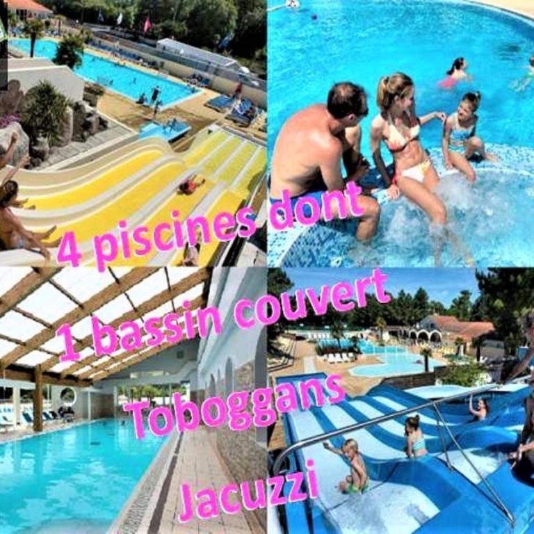 Mobile Home - Sleeps 4 - Parking - Family Pools - Chambre Double - Vue sur Parc - 2