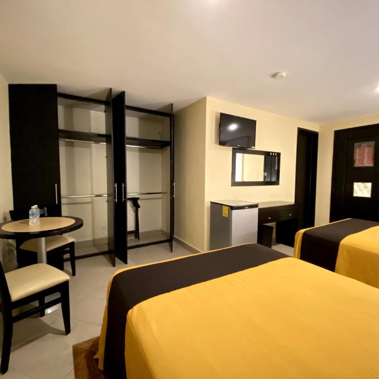 Hotel Escala Puebla Centro - Habitación Doble - 2 camas - 2