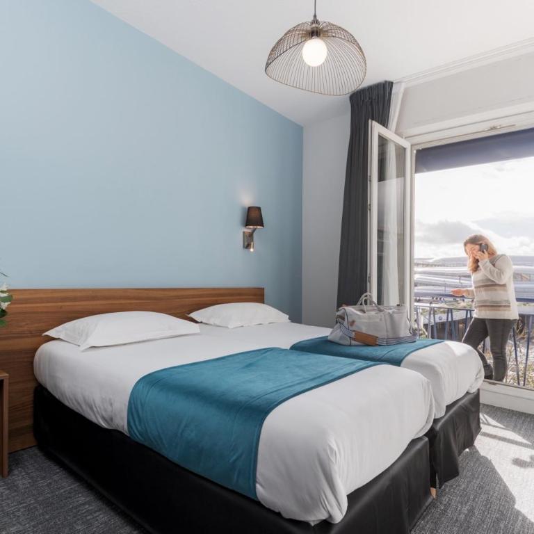 le paris brest hotel - Chambre Lits Jumeaux Standard - 1