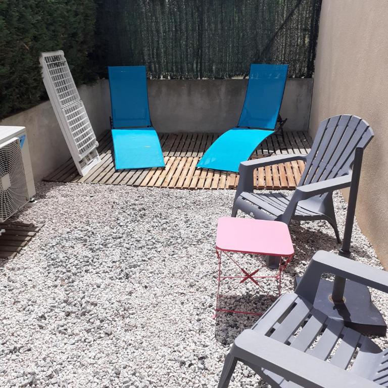 L Orchidée T2 Rdc climatisé jardin parking privé - Appartement - Rez-de-Chaussée - 5
