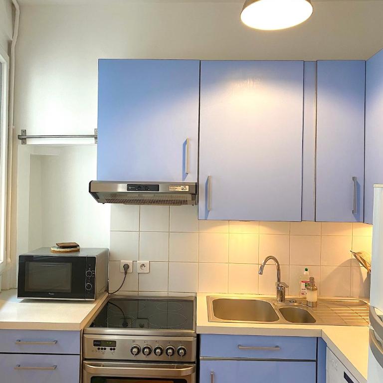 Real Parisian apartment with 2 bedrooms and AC - Appartement 2 Chambres - 15