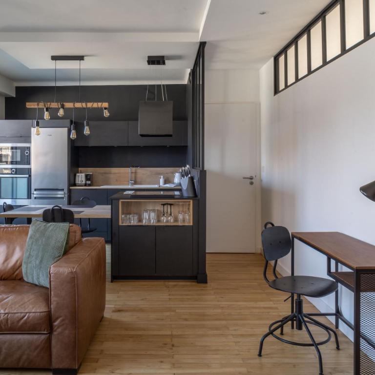 Le Manège - Spacieux T2 avec Terrasse au coeur de Nantes - Apartment mit 1 Schlafzimmer - 4
