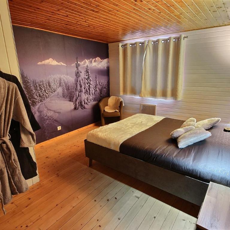 Les Balcons du Molliebon - Chambre Lit Queen-Size avec Baignoire Spa - 17
