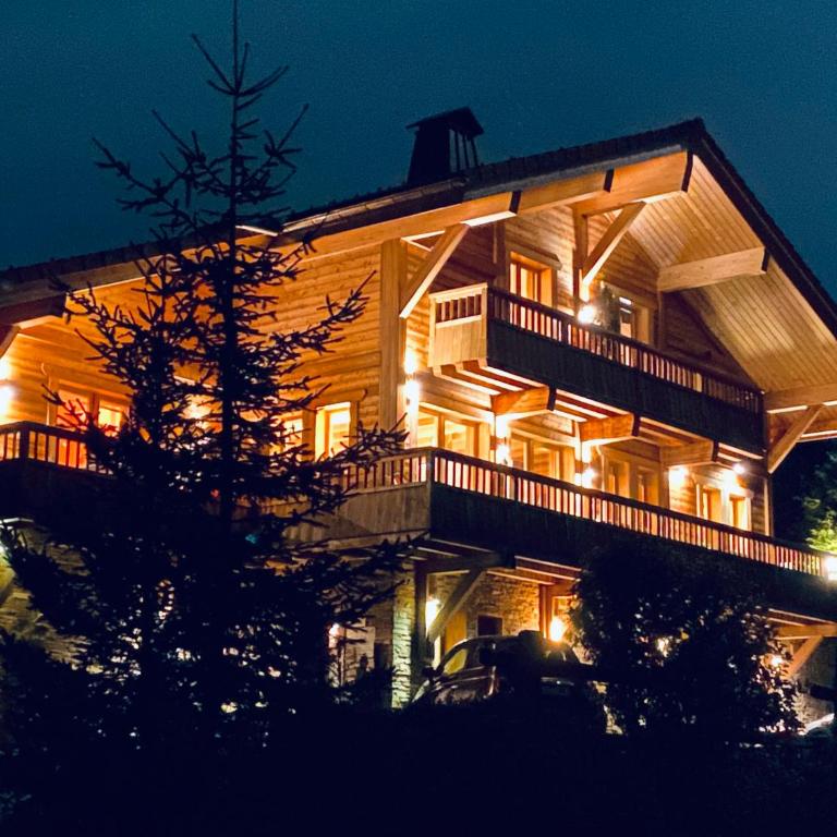 Chalet Alpaga Manigod La Clusaz 11 personnes - Maison 5 Chambres - 1