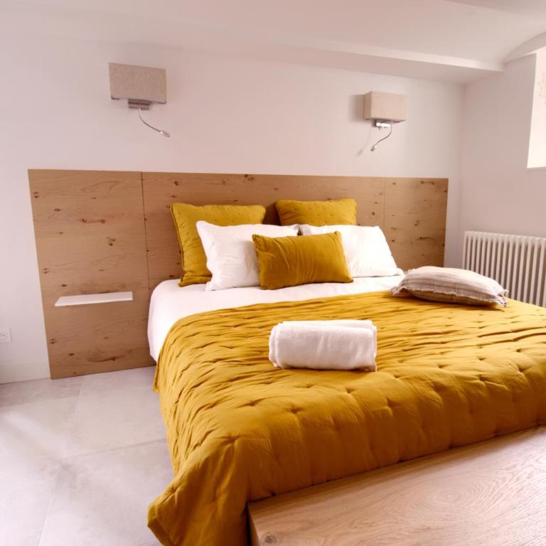 LES CORDERIES - Chambre Lit Queen-Size avec Baignoire Spa - 4