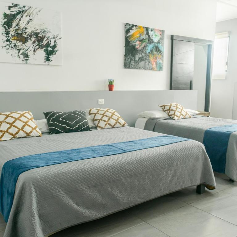 Paz-2 Norte estudios - Habitación Doble Deluxe - 2 camas - 4