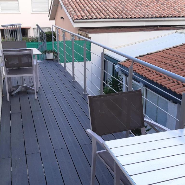 LE TRANSAT 40m de la plage - Studio avec Balcon - 9