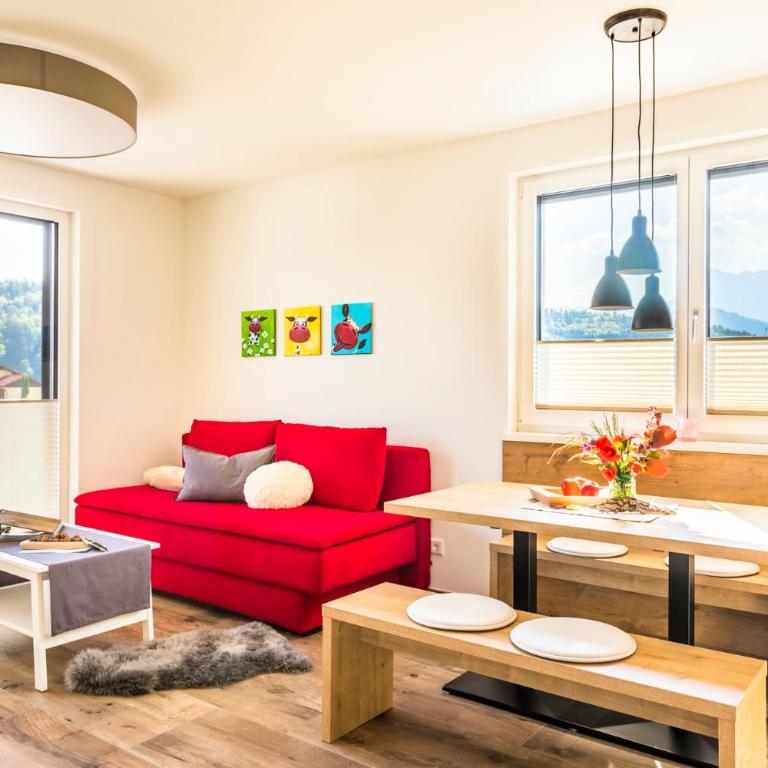 Apartment Motzenhof - Stadtnähe Salzburg - modernes Bauernhoferlebnis inklusive - Apartment mit 2 Schlafzimmern - 3