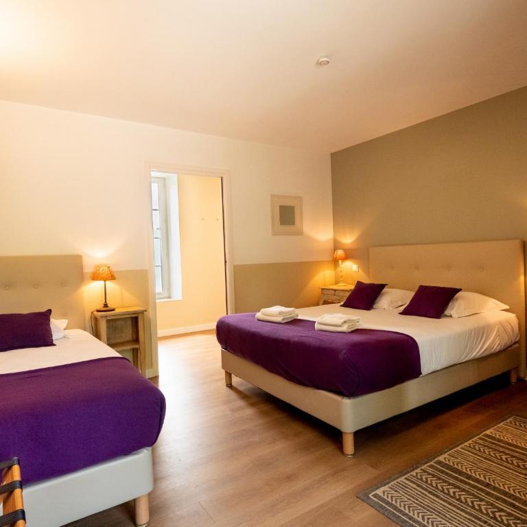 Hôtel & SPA Ventoux Provence "Domaine des Tilleuls" - Chambre Triple - Vue sur Jardin - 2