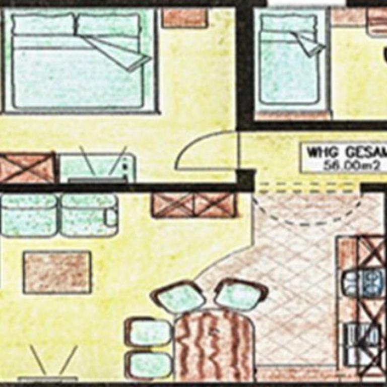 W4 Haus Ganghofer - Apartment mit 2 Schlafzimmern - 22