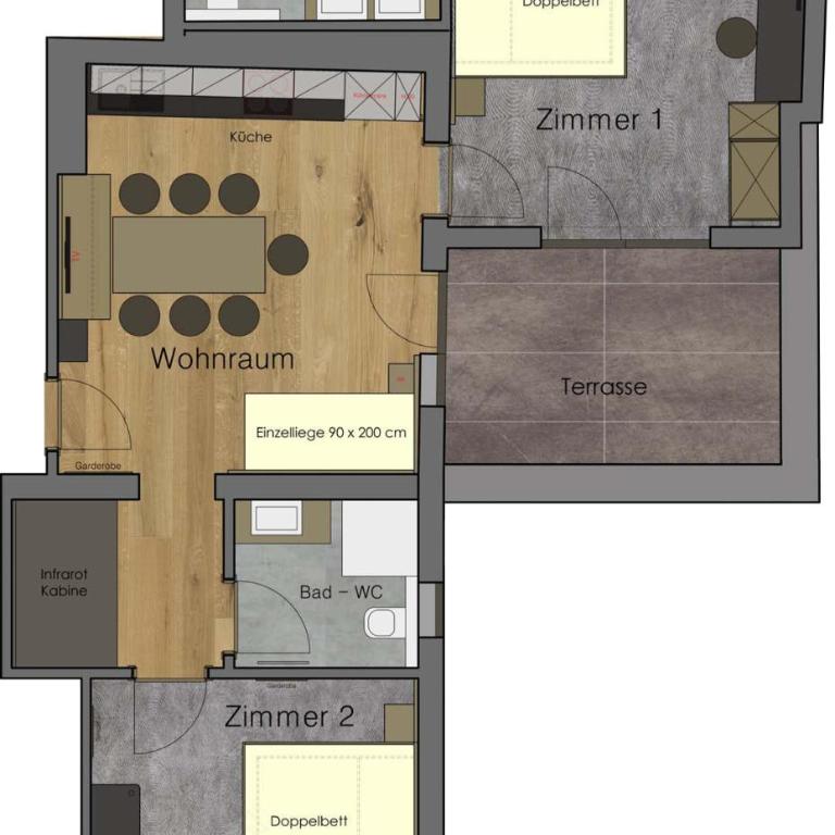 Apart Grafspitz - Apartment mit Balkon - 8