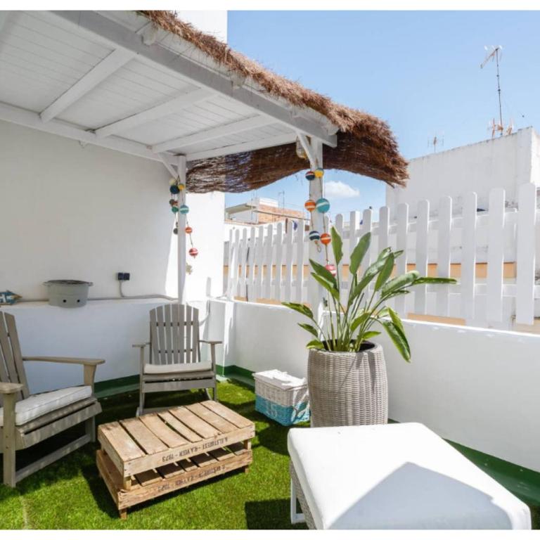 TERRAZA-Caleta Beach Home by Cadiz4Rentals - Apartamento de 2 dormitorios - 8