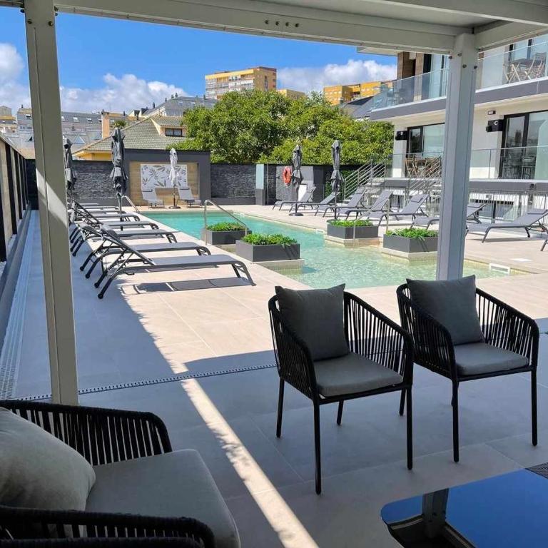 Viviendas Vacacionales ENTREPLAYAS. Foz. - Apartamento con terraza - 14
