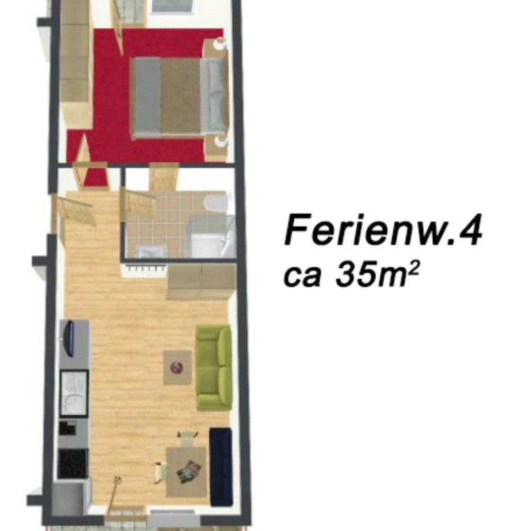 Apart Albert - Apartment mit 1 Schlafzimmer und Balkon - 1