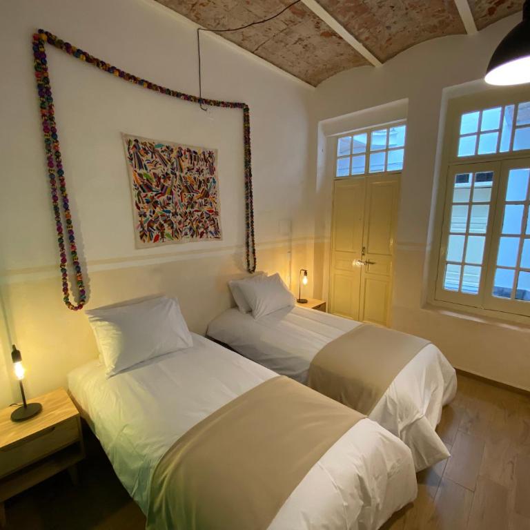 Viajero CDMX Centro Hostel - Superior Twin Room - 3