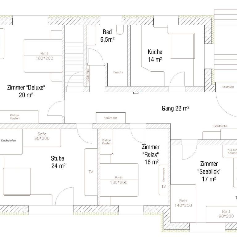 Apartmenthaus PARADISE - Three-Bedroom House - 8