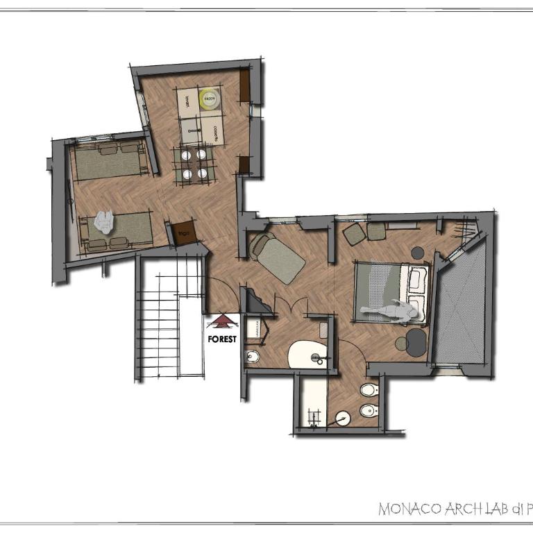 Oltrarno 1881 Apartments - Appartamento con 1 Camera da Letto - 2