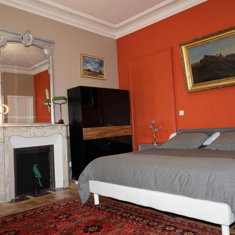 Demeure Belle Epoque - Chambre Double avec Salle de Bains Privative - 1