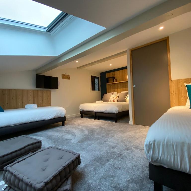 Chalet Pleine Vue & Spa - Two-Bedroom Apartment with Balcony - 15