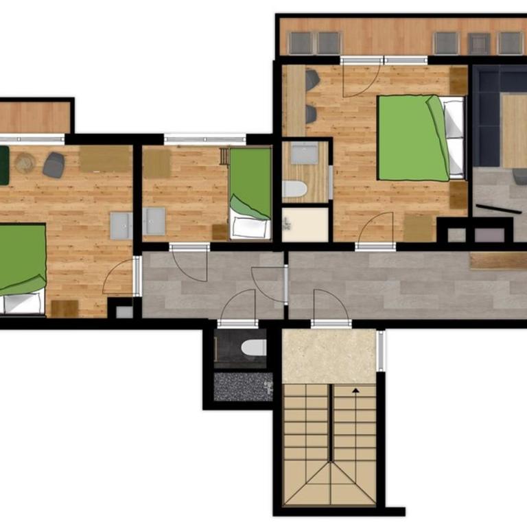 Haus Renswouw - Apartment mit Balkon - 6