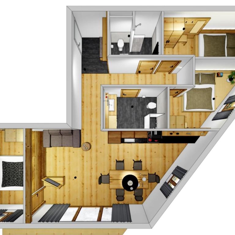 Tiroler Zeitgeist Apartment Fügen - Apartment mit 3 Schlafzimmern - 22