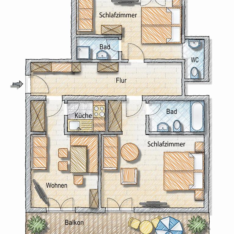 Haus Bartlmä - Apartamento con vistas a las montañas - 13