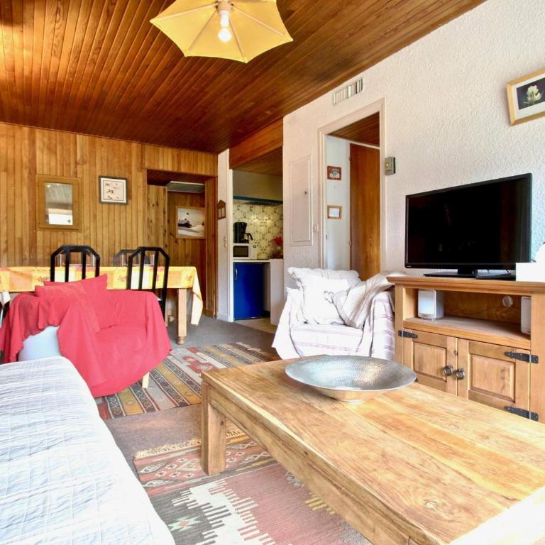 Appartement 2 pièces cabine au pied des pistes, secteur Est, 6 pers. Non-fumeur. Cuisine équipée - Apartment mit 1 Schlafzimmer - 5