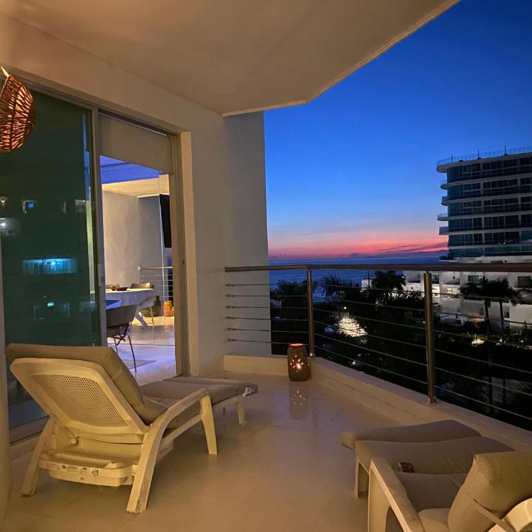 Frente al mar con dos terrazas en la mejor ubicación entre Nuevo Vallarta y Bucerias - Apartamento Estudio con vistas al mar - 27