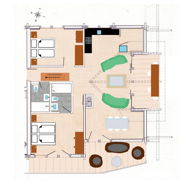 Chalet Aberot - Penthouse-Apartment - 51