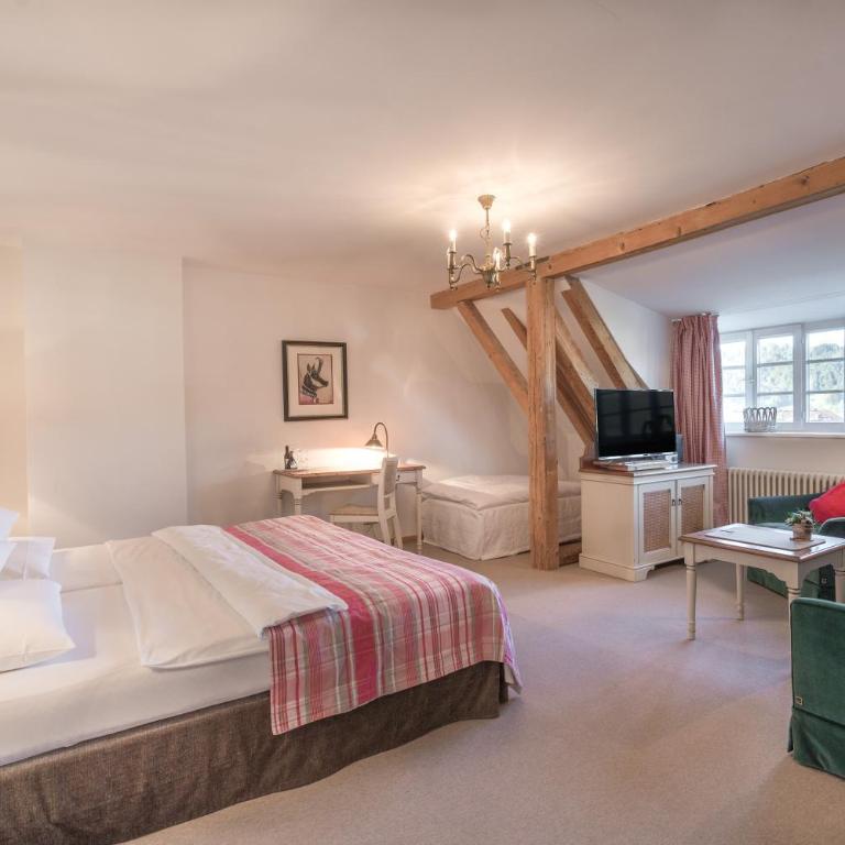Geldernhaus Hotel garni - Doppelzimmer mit Gartenblick - 1