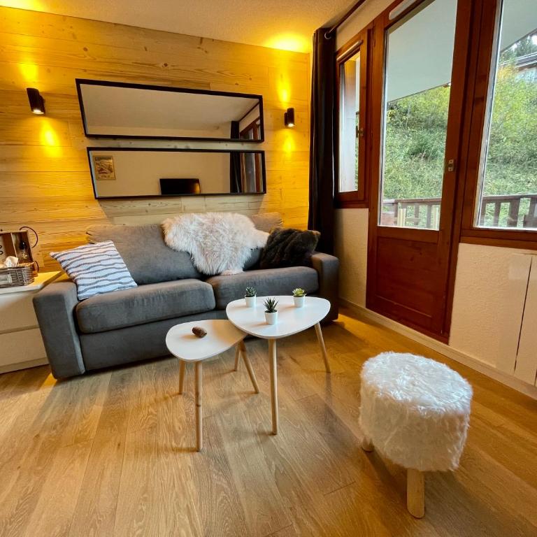 Chaleureux T2 La Tania Courchevel pieds des pistes - One-Bedroom Apartment - 3