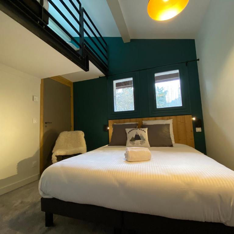 Chalet Pleine Vue & Spa - Apartment with Terrace - Mezzanine - 14