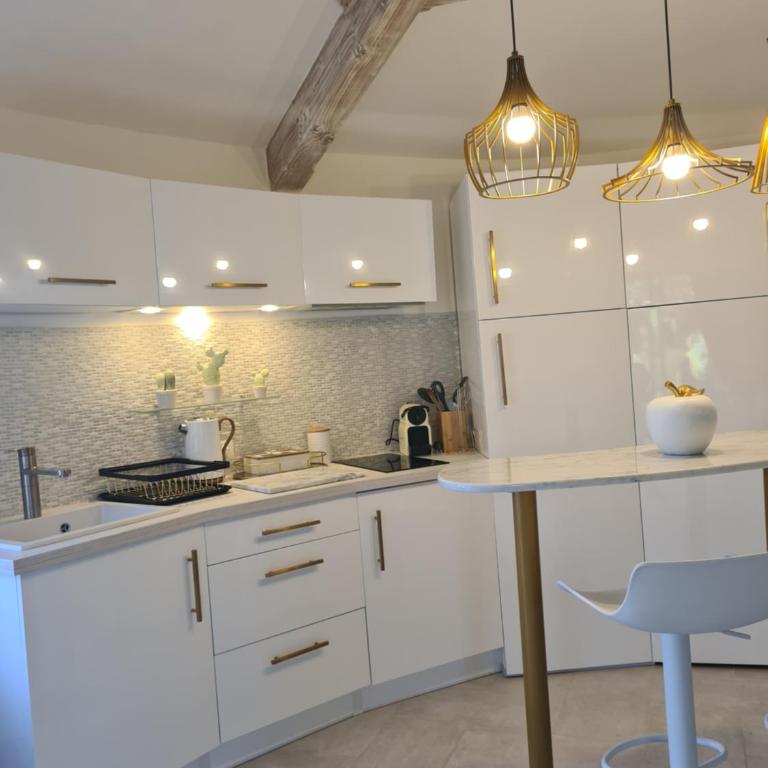 Studio villa château Currault - Appartement 1 Chambre - 6