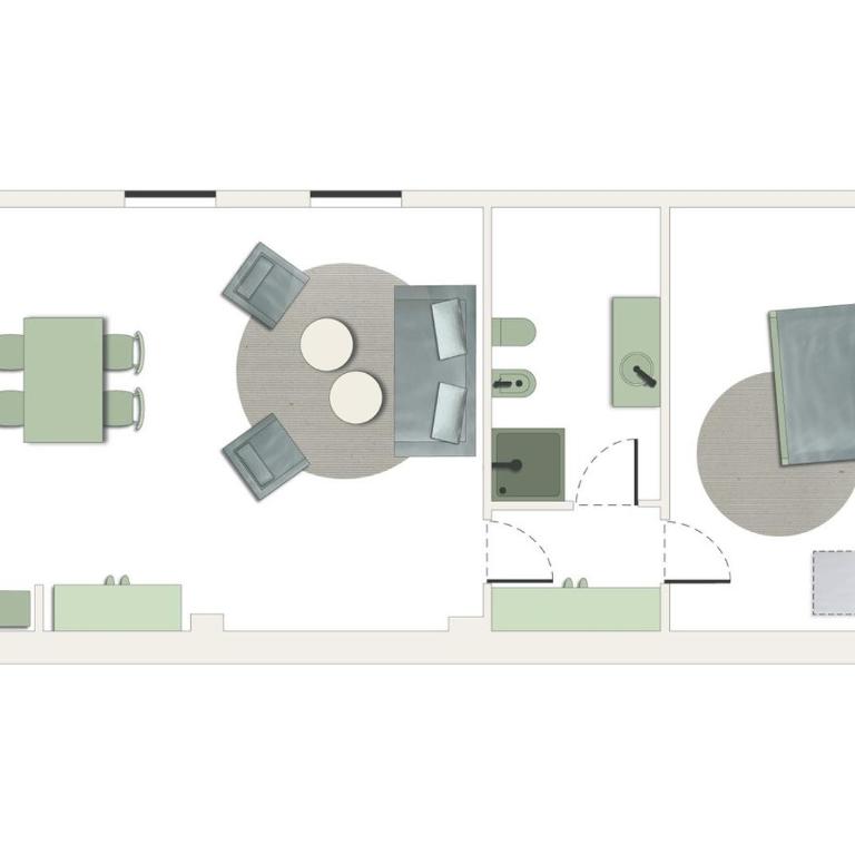 Bogen bistro & apartments - Großes Apartment mit 1 Schlafzimmer - 2