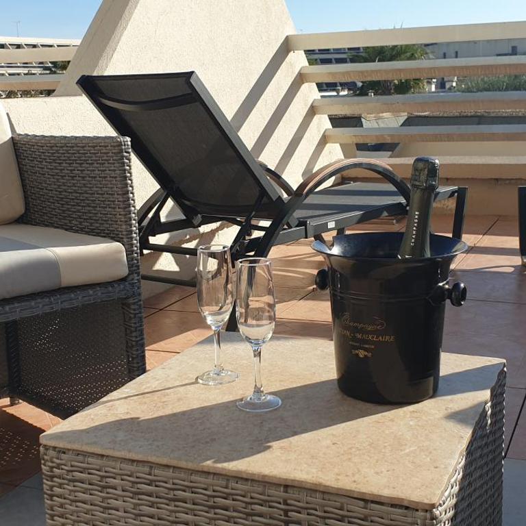Studio Naturiste CAPTIVE Héliopolis FG 13 - Studio mit Terrasse - 1