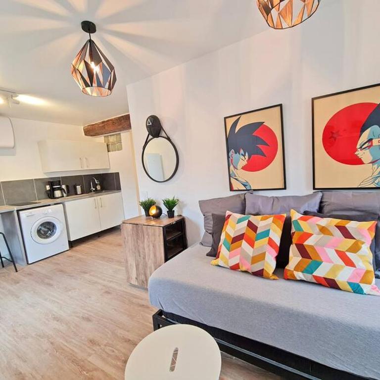 GregBnb - T2 Design 38m2 - Toulon Est - Wifi Fibre - n7 - Appartement 1 Chambre - 1