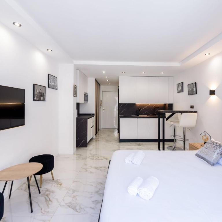 Large studio - 50m Cannes beach - terrace sea view - Estudio con terraza - 6