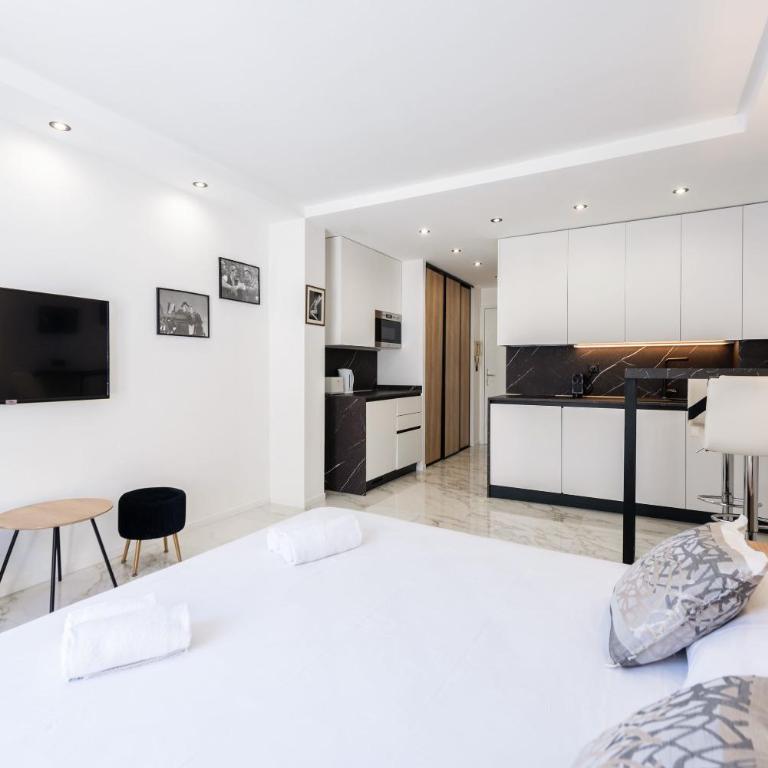 Large studio - 50m Cannes beach - terrace sea view - Estudio con terraza - 7