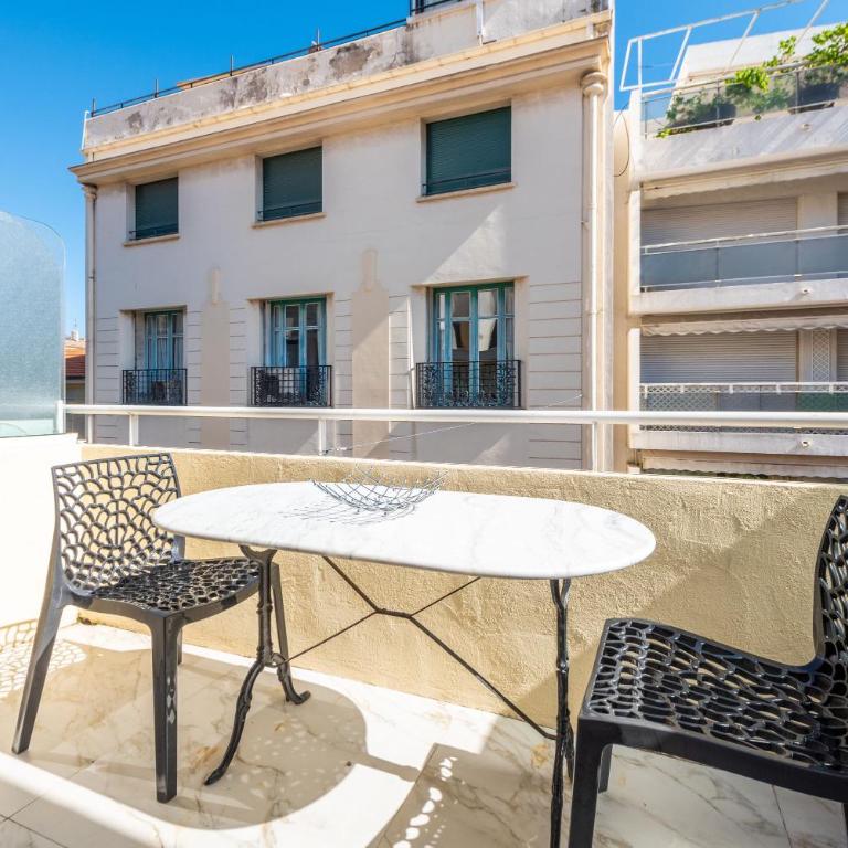 Large studio - 50m Cannes beach - terrace sea view - Estudio con terraza - 2