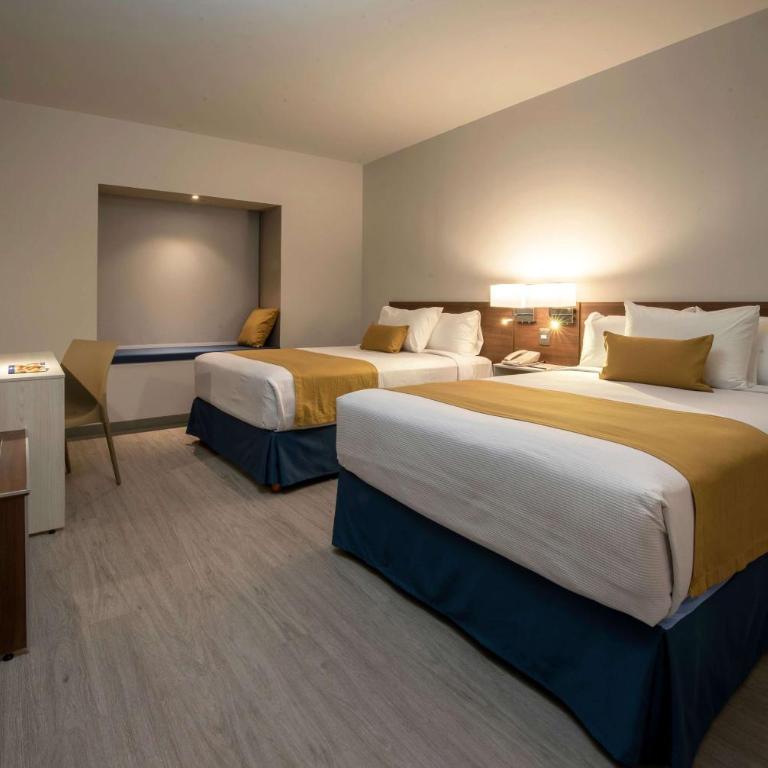 Microtel Inn & Suites by Wyndham Guadalajara Sur - Habitación Doble adaptada para personas de movilidad reducida - 2 camas dobles - No fumadores - 5