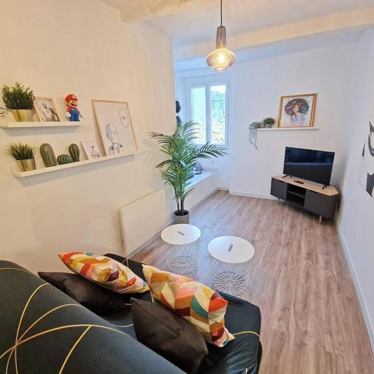 GregBnb - T2 Design 43m2 - Toulon Est - Wifi Fibre - n2 - One-Bedroom Apartment - 5